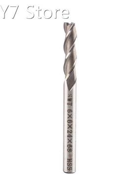 HSS CNC Router Bits 6mm 2 & 3 Flute Mill Cutter Spiral E