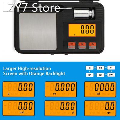 Professional Digital Milligram Scale 200g/0.01g Portable Jew