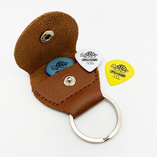 3 Dunlop Picks + 1 Keychain Guitar Pick Holder Package Media