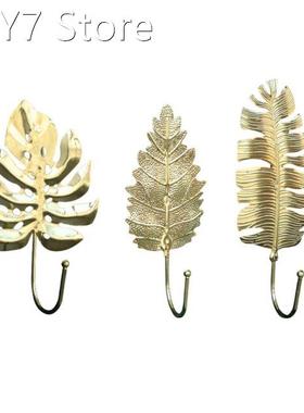 Golden Leaves Hooks Nordic Leaf Hook Wall Coat Key Hanger Ir