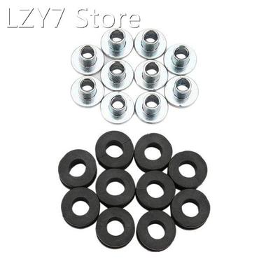 Professional Motorcycle Rubber Grommets Bolt 10 PCS Autocycl