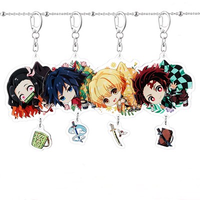 Anime Demon Slayer Kimetsu No Yaiba Keychain Kamado Tanjirou