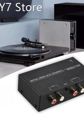 Phono Preamp Stereo Low Noise Turntable Portable With Level