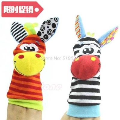 hot- 1 animal baby infant kids foot sock developmental soft