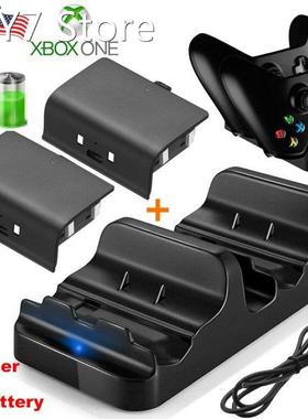 Dual Charging Dock Station Controller Charger with 2x Rechar