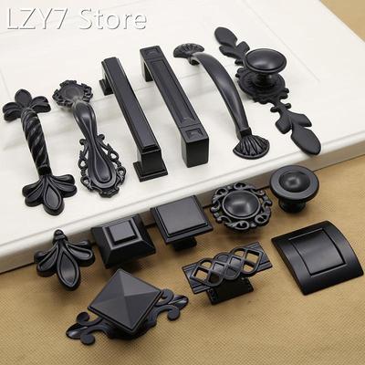 American Style Piano Black Hardware Cabinet Knob Cabinet Han