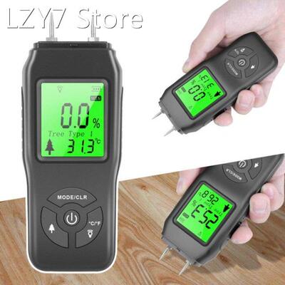 Centechia Digital Wood Moisture Meter Detect Professional 0~