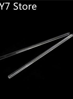 2Pcs Transparent Glass Stirring Rod Laboratory Tool Lab Supp