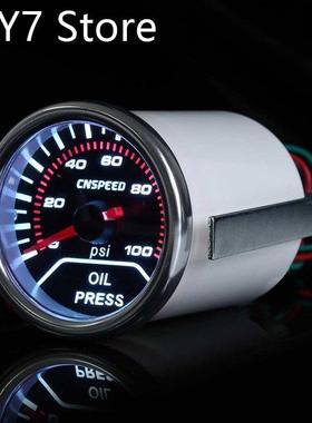 Universal Car Oil Pressure Gauge 0-100PSI LED Pointer Meter