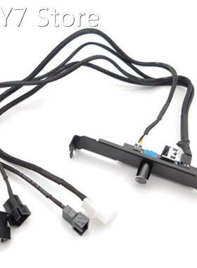 3 Channels PC Cooler Cooling Fan Speed Controller for CPU Ca