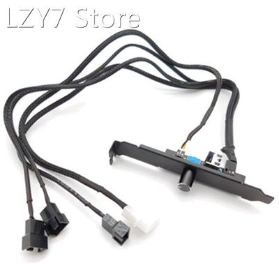 3 Channels PC Cooler Cooling Fan Speed Controller for CPU Ca