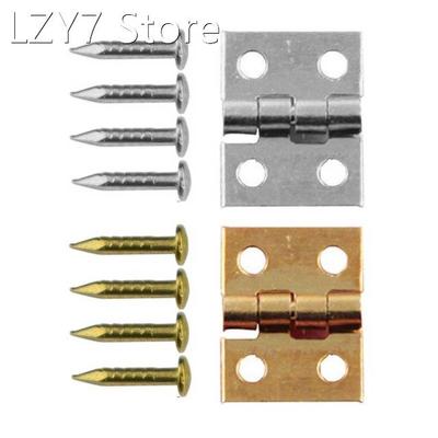 100 Pcs Copper Hinges Folding Hinge Square Butt Hinges