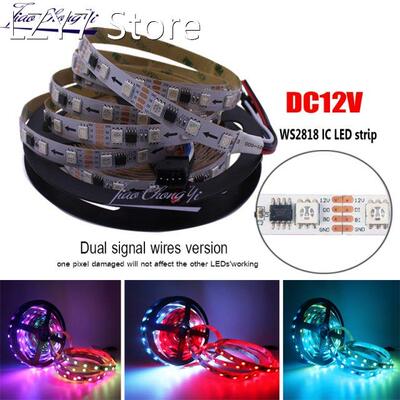 5M 300LEDs 100 Pixel WS2818 DC12V 5050 RGB Full color LED st