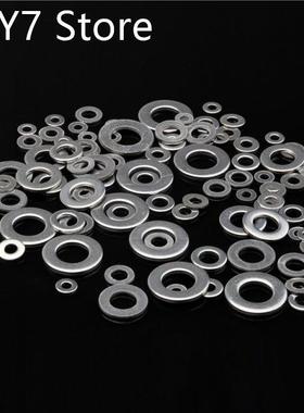 105PCS M3/M4/M5/M6/M8/M10 304 Stainless Steel Washers Plain