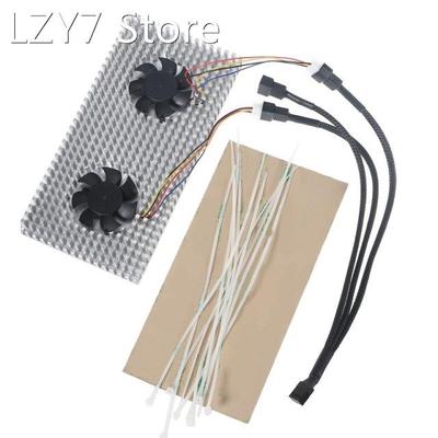Alloy Graphics Card Backplane Radiator Dual Fan Integrated C