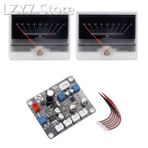 1set VU Meter TN-90A Power Amplifier Panel Audios Level DB M