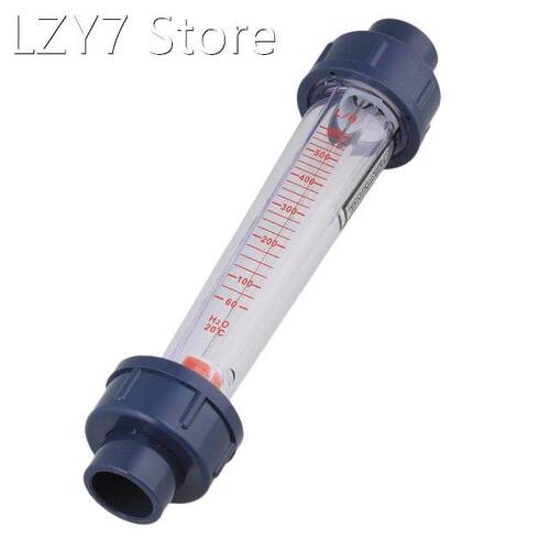 60-600L/H Plastic Tube Liquid Water Rotameter LZS-15 Flow Me