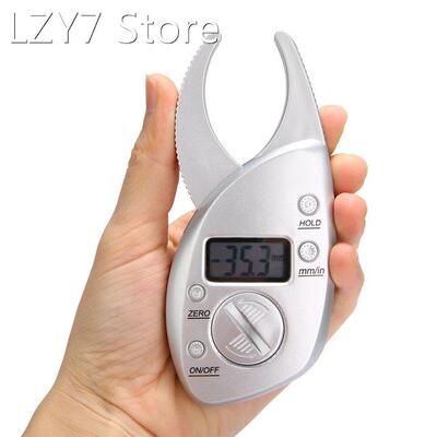 2019 New 1pc Digital Skinfold Measuring Tester Body Fat Moni