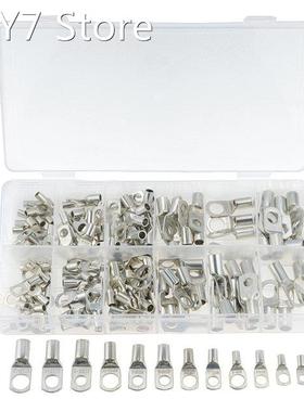170PCS/BOX Assortment SC Bare Tinned Copper Lug Terminals Ri