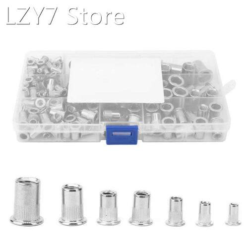 160Pcs M3-M10 Rivet Nut 304 Stainless Steel for Fastening Pi