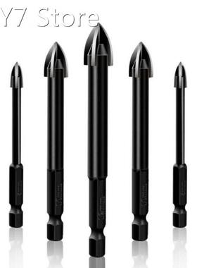 5pcs/set Glass Drill Bit Set Carbide Tipped Ceramic Tile Cut