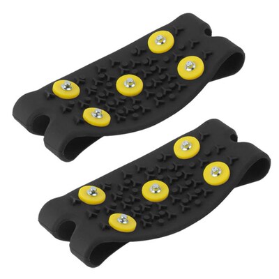 Shoes-Cover Ice-Climbing Footwear Crampon Spikes-Grips Mount