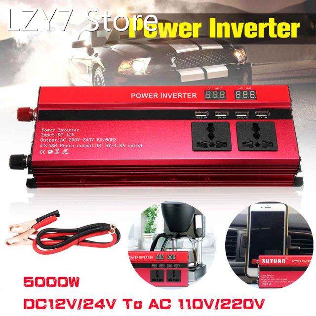 5000W Modified Sine Wave Inverter DC 12v/24v To AC 110V/220V