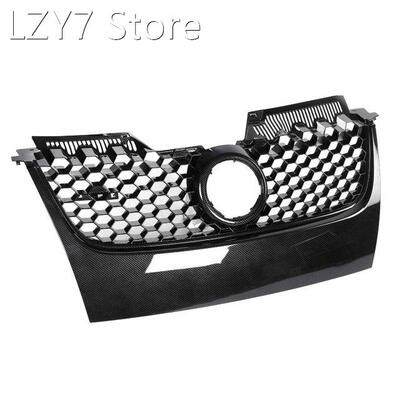 Car Front Bumper Center Mesh Grille Carbon Fiber Racing Gril