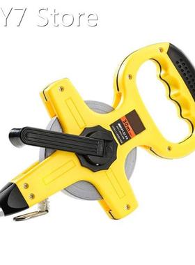 Measuring Tape Tape Measure Plastic Yellow With Ergonomic Ha