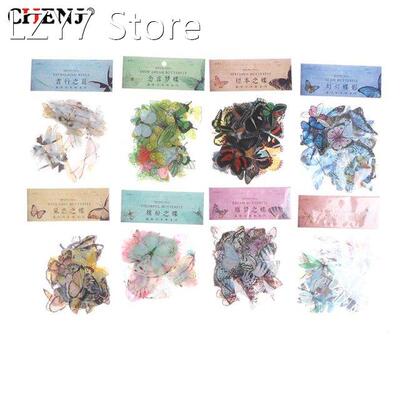 40Pcs/lot Butterfly Deco Stickers Scrapbooking Bullet Journa