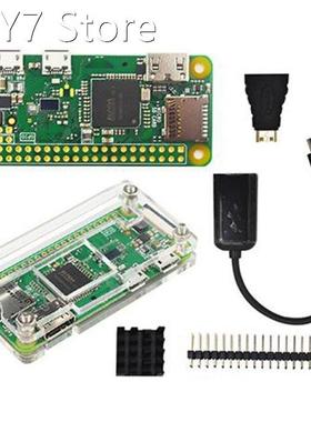 For Raspberry Pi Zero W Starter Kit+ Acrylic Case + Heat Sin