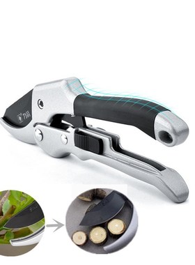 20cm Ratchet Garden Scissor Hand pruner anvil Branch Shear p