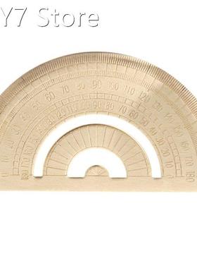 High Quality Brass Protractor Ruler Angle Measure Tool Super