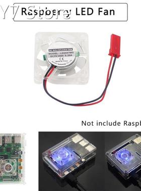 LED Backlight Cooling Fan for Raspberry Pi Heat Dissipation