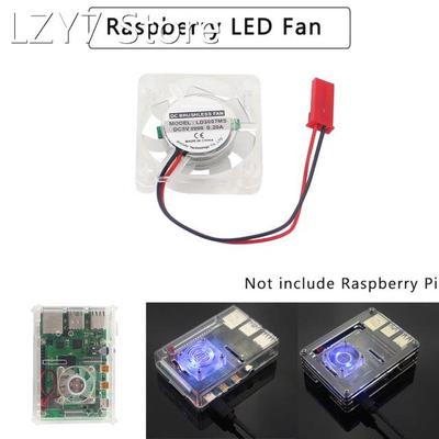 LED Backlight Cooling Fan for Raspberry Pi Heat Dissipation