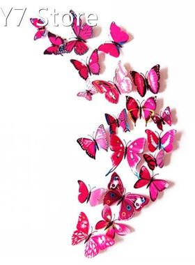 12pcs Decal Wall Stickers Decal butterflies for decoration 3