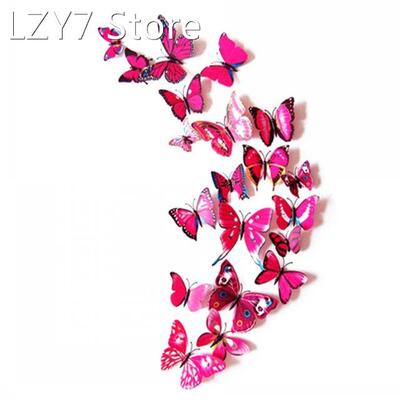 12pcs Decal Wall Stickers Decal butterflies for decoration 3