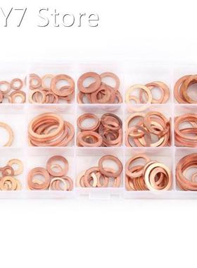 110PC/150PC Professional Assorted Copper Washer Gasket Flat