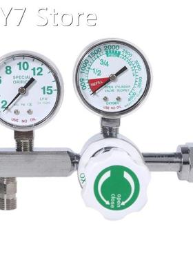 CGA 540 Oxygen Cylinder Pressure Regulator With Flowmeter G-