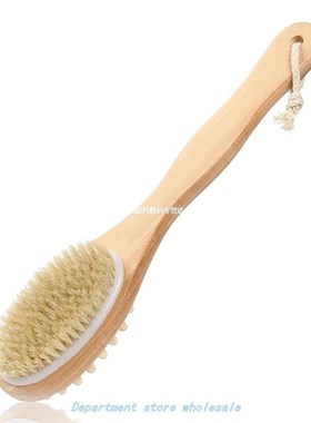 Soft Handle Home Wooden Bristles Spa Double Sides Massage Wa
