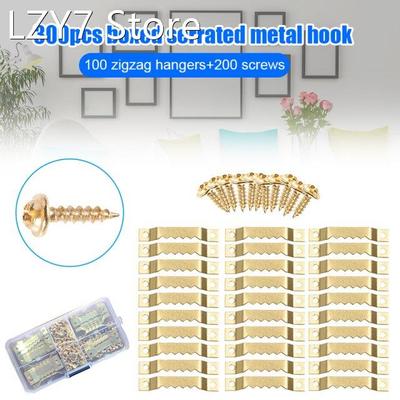 100 pcs Sawtooth Hangers Picture Frame Hanging 40mm Hanger D
