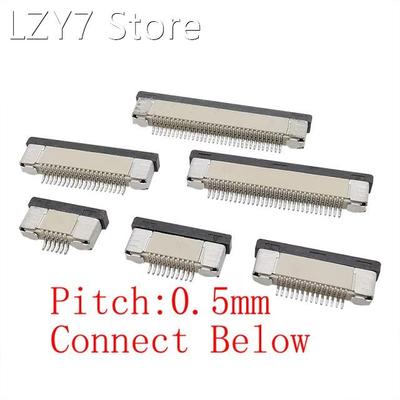 10Pcs/lot FPC FFC Socket 0.5mm Pitch Flat Cable PCB Connecto