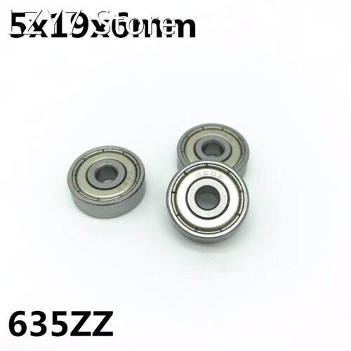 10Pcs 635ZZ 635-2Z 5x19x6 mm Deep groove ball bearing Miniat
