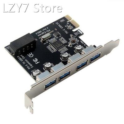 PCI-E to USB3.0 Expansion Card Four Port Desktop USB3.0 Expa