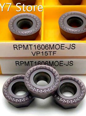 Carbide insert 10pcs RPMT1606 MOE JS VP15TF R8 milling cutte