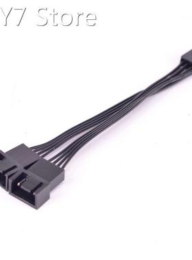Fan PWM 4Pin 1 to 2 ways 4 Pin 3Pin Power supply Extension C