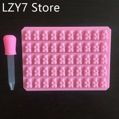 Gummy Bears Silicone Mold 50 Cavity Hard Silicone Candy Choc