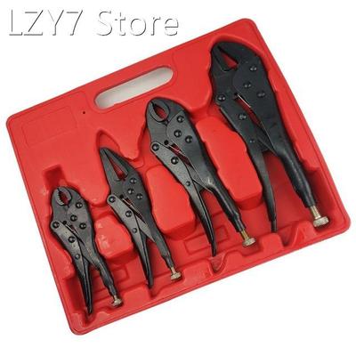 High quality 4pcs force pliers set steel black heat treatmen