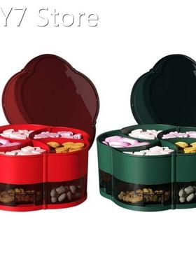 2-Layer Rotating Petal Candy Box 10-grids Snack Tray Creativ