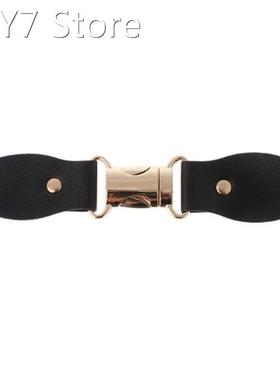 875A 1 Set Leather Toggle Button Metal Insert Buckle Fastene